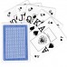 Carti de joc poker Texas Hold'em, profesionale, Piatnik (Austria), 100% plastic, index mare + peek index, culoare spate albastru Carti de joc poker Texas Hold'em, profesionale, Piatnik (Austria), 100% plastic, index mare + peek index, culoare spate albastru